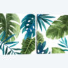 Tropical Leaves Diptych