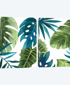Tropical Leaves Diptych