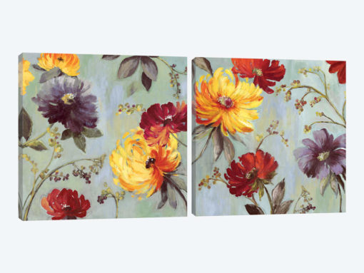Field Flowers Diptych