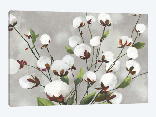 Cotton Ball Flowers I