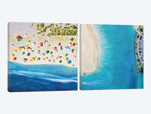 Beaches Diptych