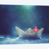 Little Boat And Summer Rain