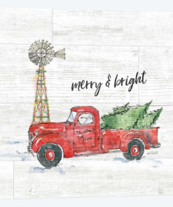 Country Christmas IV Merry and Bright Shiplap