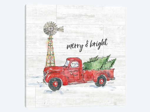 Country Christmas IV Merry and Bright Shiplap
