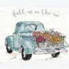 Modern Farmhouse IX Blue Truck