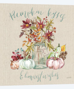 Festive Foliage I Sq Burlap