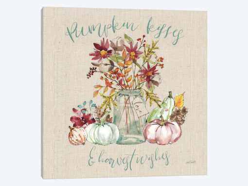 Festive Foliage I Sq Burlap