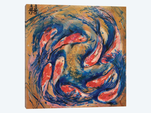 Double Luck With Koi Fish
