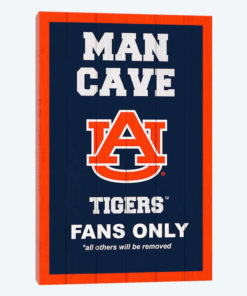 Auburn Tigers Fans Only Man Cave Sign