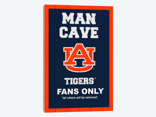 Auburn Tigers Fans Only Man Cave Sign