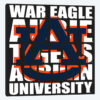 Auburn Tigers Team Spirit Typography