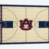 Auburn Tigers Auburn Arena Basketball Court Design