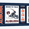 Auburn Tigers Game Day Football Ticket