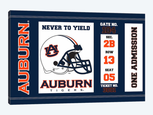 Auburn Tigers Game Day Football Ticket
