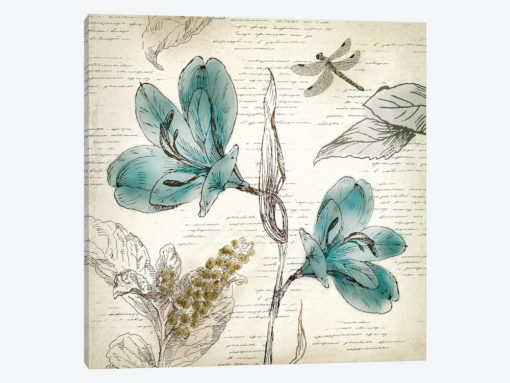 Blooming Teal I
