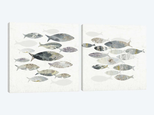 Gone Fishing Diptych