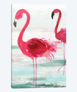 Beach Flamingoes