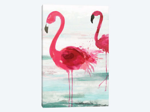 Beach Flamingoes