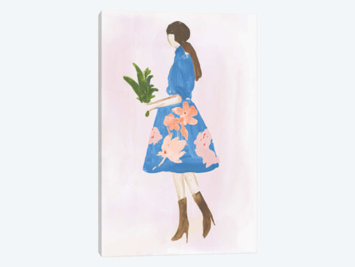 Girl with Plant