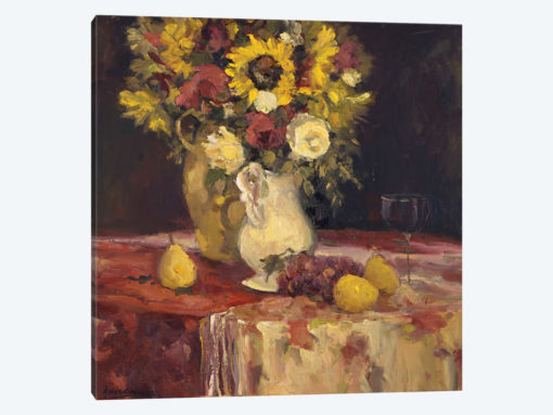 Sunflowers And Wine