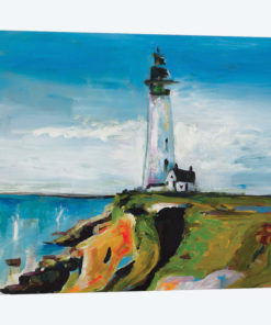 Lighthouse On A Cliff