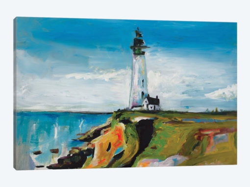 Lighthouse On A Cliff