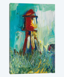 Painted Water Tower