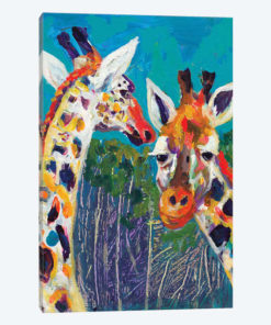 Colorful Giraffes