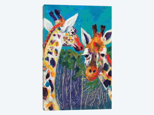 Colorful Giraffes