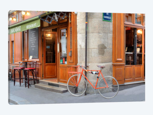 Orange Bicycle, Paris