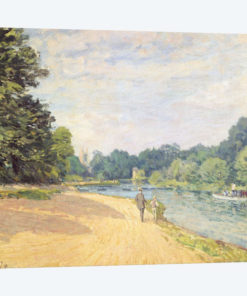 The Thames with Hampton Church (La Tamise Avec Hampton Church), 1874