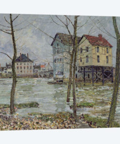The Mills at Moret-sur-Loing, Winter, 1890