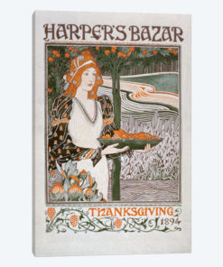 Advertisement for the Thanksgiving edition of 'Harper's Bazar', 1894