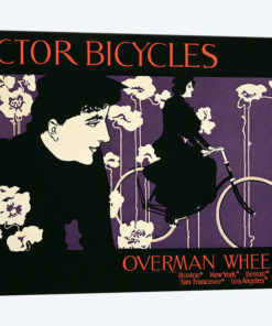 Reproduction of a poster advertising 'Victor Bicycles'