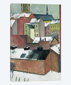 The Church of St Mary in Bonn in Snow, 1911