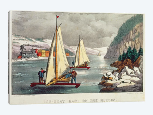 Ice-Boat Race on the Hudson