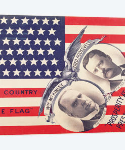 Electoral poster for the American presidential election of 1900