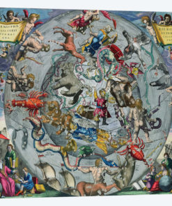 Map of the Constellations of the Northern Hemisphere, from 'The Celestial Atlas, or The Harmony of the Universe'