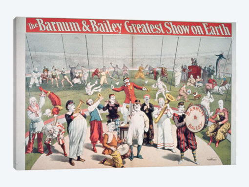 Poster advertising the Barnum and Bailey Greatest Show on Earth