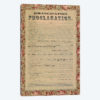 Emancipation Proclamation, published in 1864
