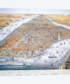The City of New York, printed by Parsons and Atwater, published by Currier & Ives, 1876