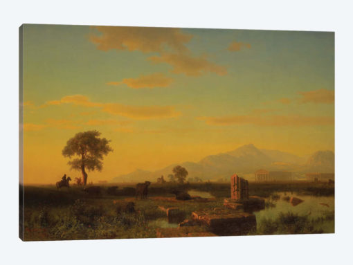 Ruins of Paestum, 1858