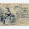 Maid serving coffee, advertisment for Wood's Duchess Coffee, Boston