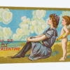 Oh Be My Valentine postcard, 1911