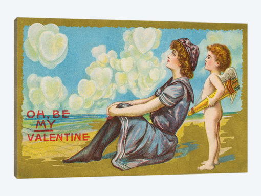 Oh Be My Valentine postcard, 1911
