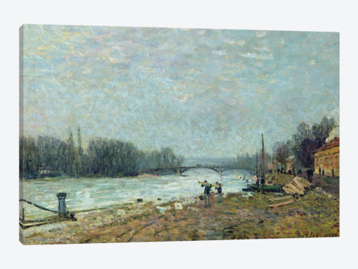After the Thaw, the Seine at Suresnes Bridge, 1880