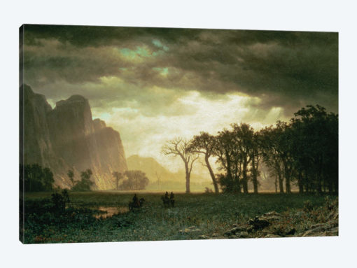 Passing Storm in Yosemite, 1865