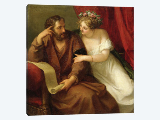 Phryne Seducing The Philosopher Xenokrates, 1794