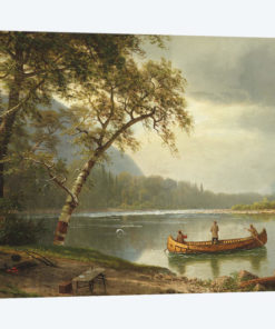 Salmon fishing on the Caspapediac River