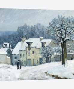 The Place du Chenil at Marly-le-Roi, Snow, 1876